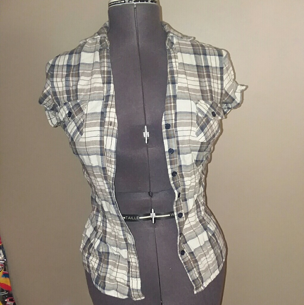 Short sleeve flannel